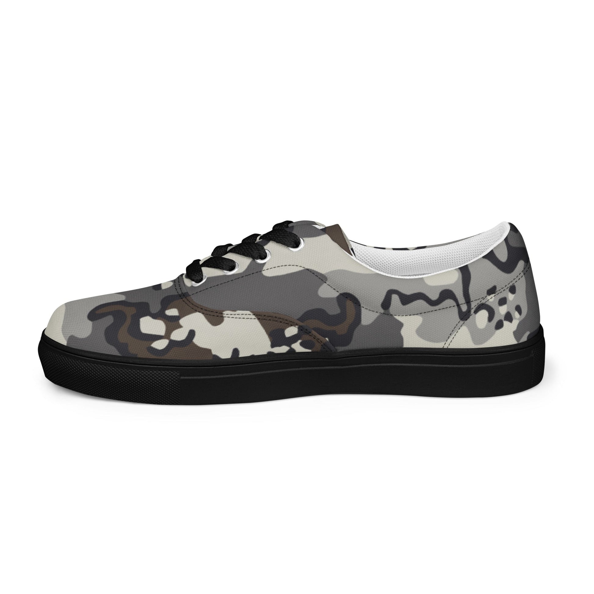 Alaska Chocolate Chip Tundra CAMO Mens Lace-Up Canvas Shoes - Lace-up