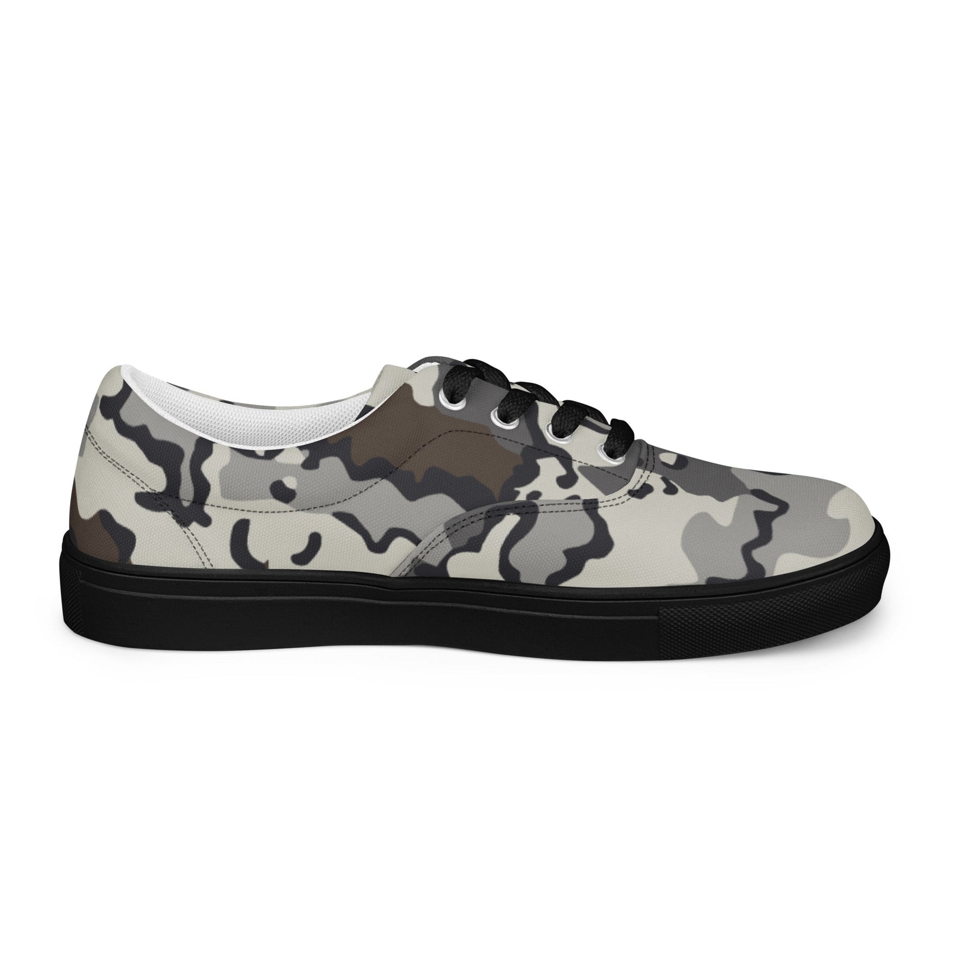 Alaska Chocolate Chip Tundra CAMO Mens Lace-Up Canvas Shoes - Lace-up
