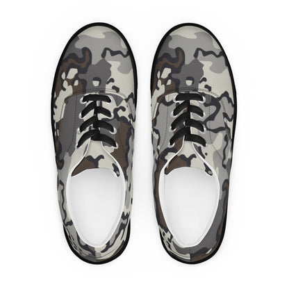 Alaska Chocolate Chip Tundra CAMO Mens Lace-Up Canvas Shoes - Lace-up