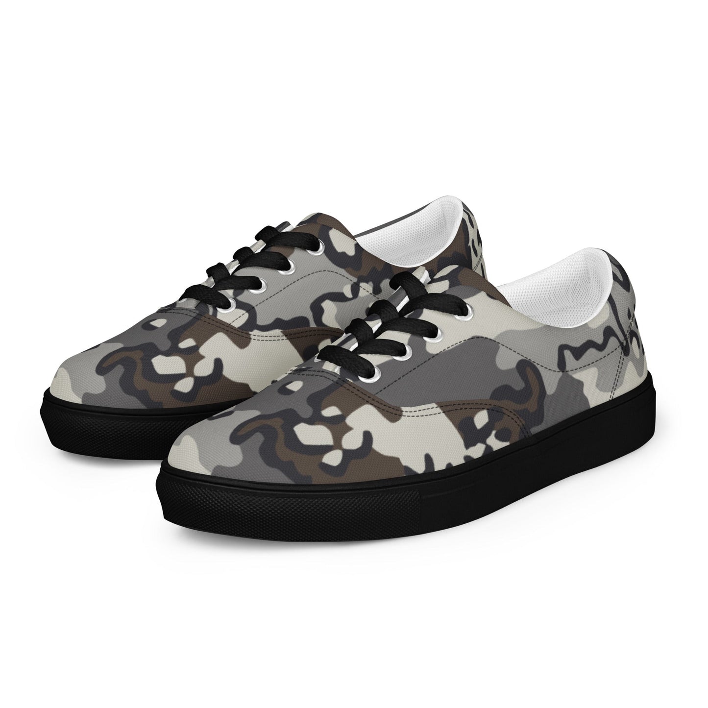 Alaska Chocolate Chip Tundra CAMO Mens Lace-Up Canvas Shoes - Lace-up