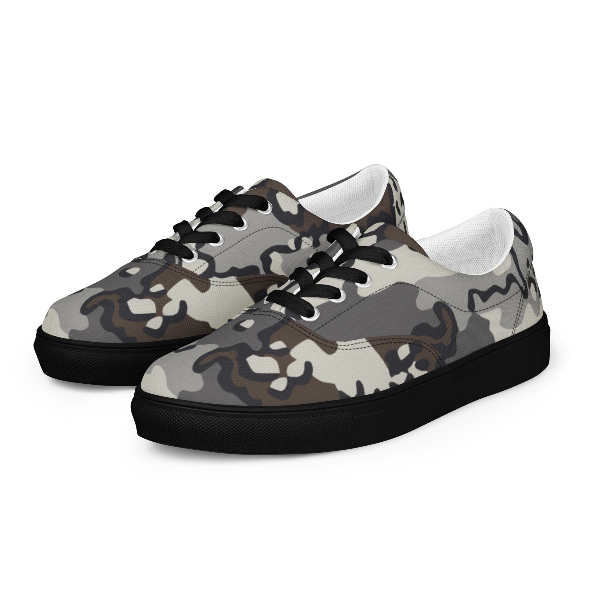 Alaska Chocolate Chip Tundra CAMO Mens Lace-Up Canvas Shoes - Lace-up
