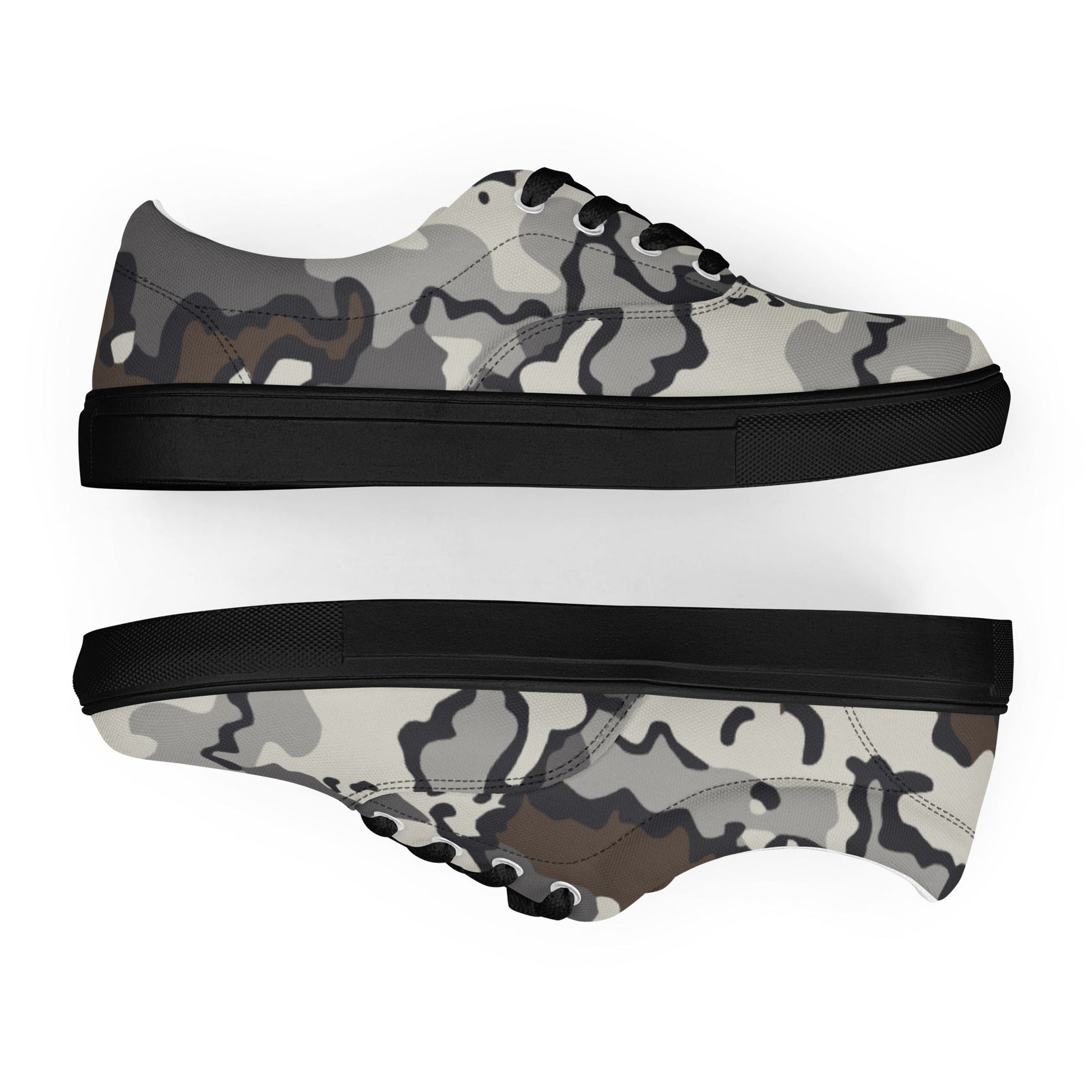 Alaska Chocolate Chip Tundra CAMO Mens Lace-Up Canvas Shoes - Lace-up