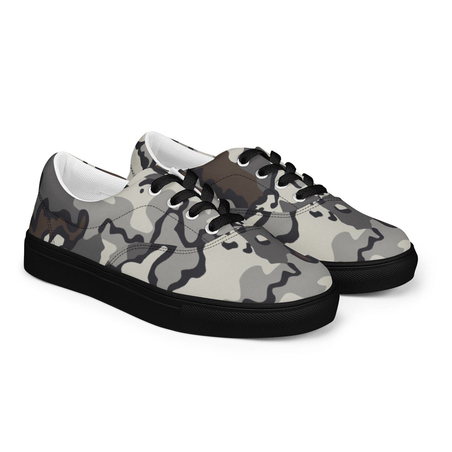 Alaska Chocolate Chip Tundra CAMO Mens Lace-Up Canvas Shoes - Lace-up