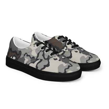 Alaska Chocolate Chip Tundra CAMO Mens Lace-Up Canvas Shoes - Lace-up