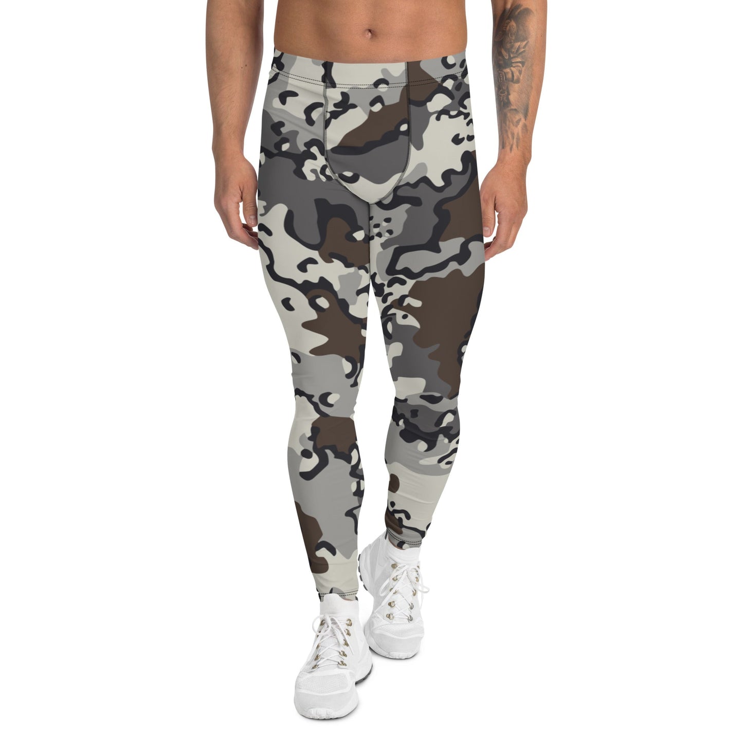 Alaska Chocolate Chip Tundra CAMO Mens Leggings - XS