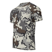 Alaska Chocolate Chip Tundra CAMO Mens Short-Sleeve Rash Guard