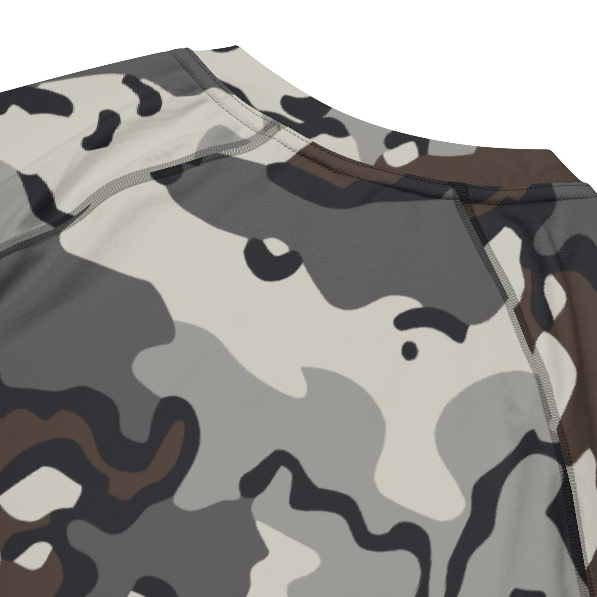 Alaska Chocolate Chip Tundra CAMO Mens Short-Sleeve Rash Guard - Short-sleeve Guards