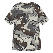 Alaska Chocolate Chip Tundra CAMO Mens Short-Sleeve Rash Guard