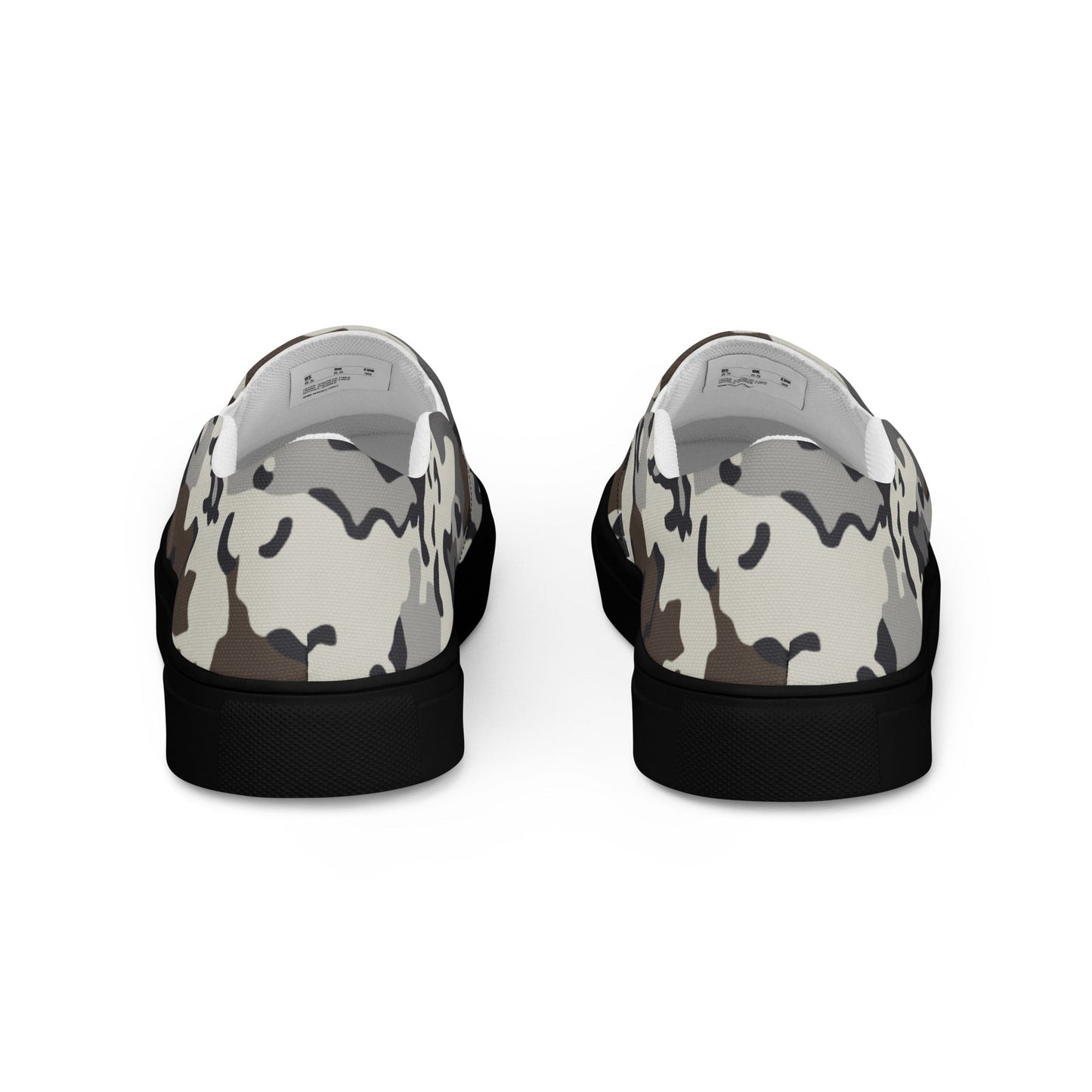 Alaska Chocolate Chip Tundra CAMO Mens Slip-On Canvas Shoes