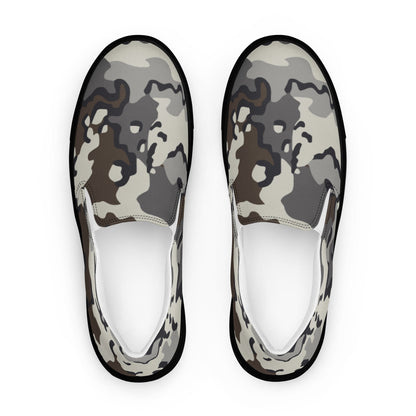 Alaska Chocolate Chip Tundra CAMO Mens Slip-On Canvas Shoes