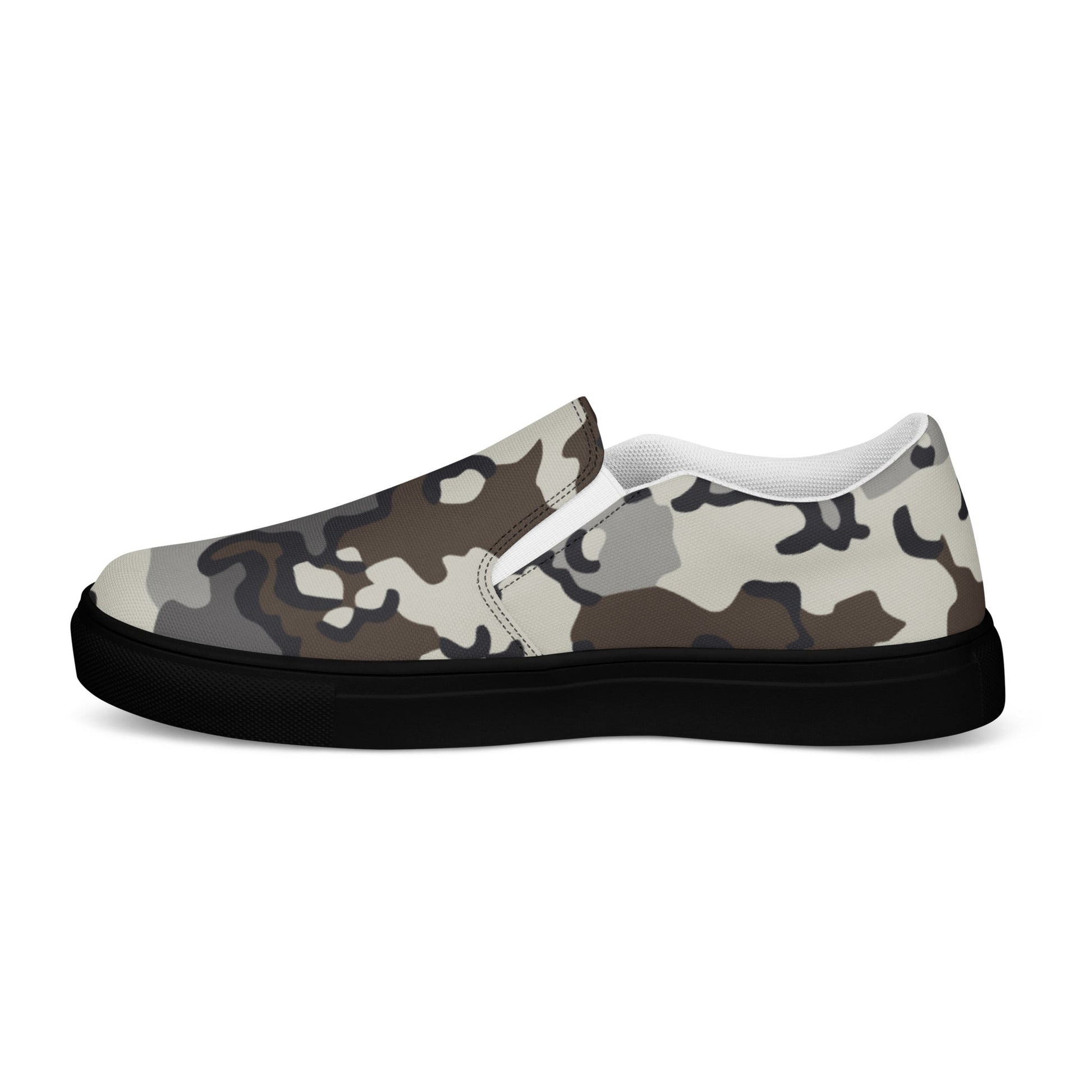 Alaska Chocolate Chip Tundra CAMO Mens Slip-On Canvas Shoes