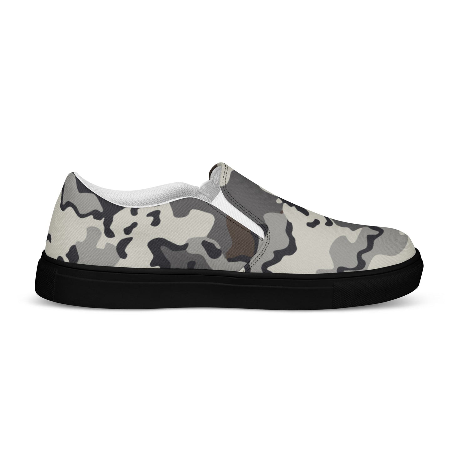 Alaska Chocolate Chip Tundra CAMO Mens Slip-On Canvas Shoes