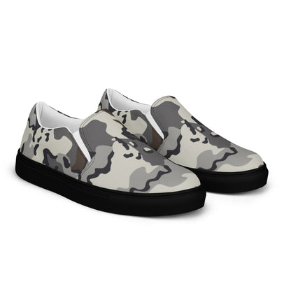 Alaska Chocolate Chip Tundra CAMO Mens Slip-On Canvas Shoes