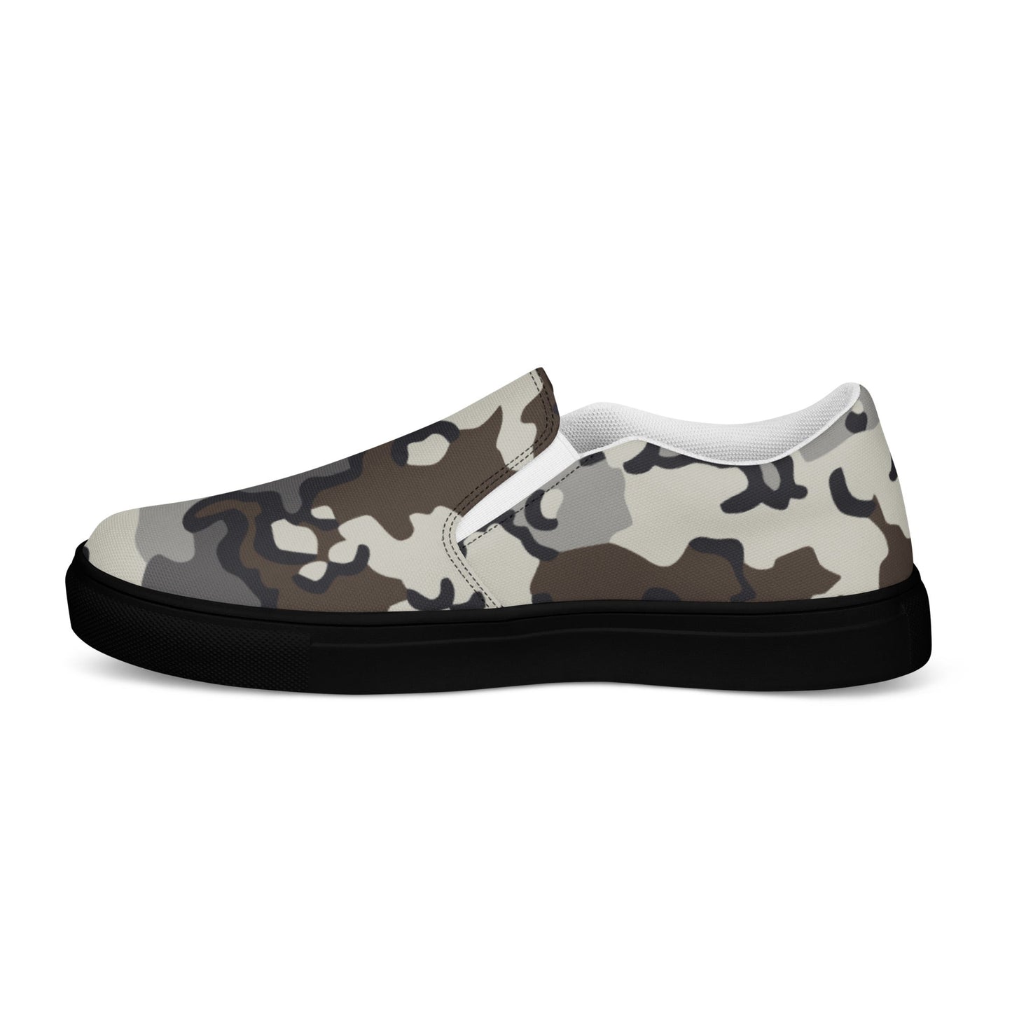 Alaska Chocolate Chip Tundra CAMO Mens Slip-On Canvas Shoes