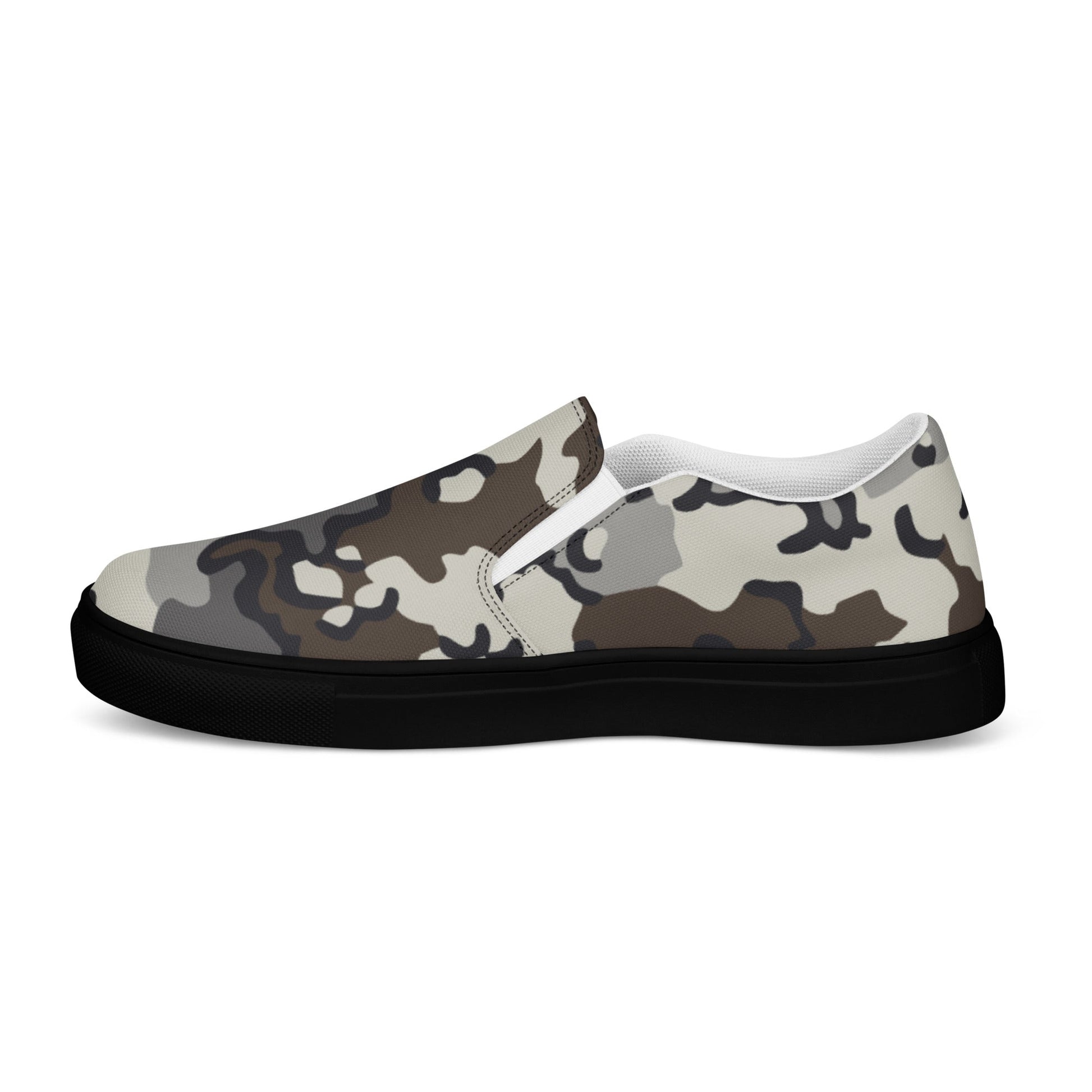 Alaska Chocolate Chip Tundra CAMO Mens Slip-On Canvas Shoes