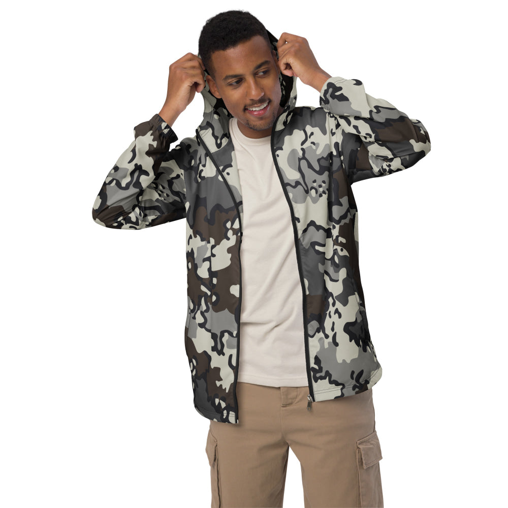 Alaska Chocolate Chip Tundra CAMO Men’s windbreaker - Mens Windbreaker