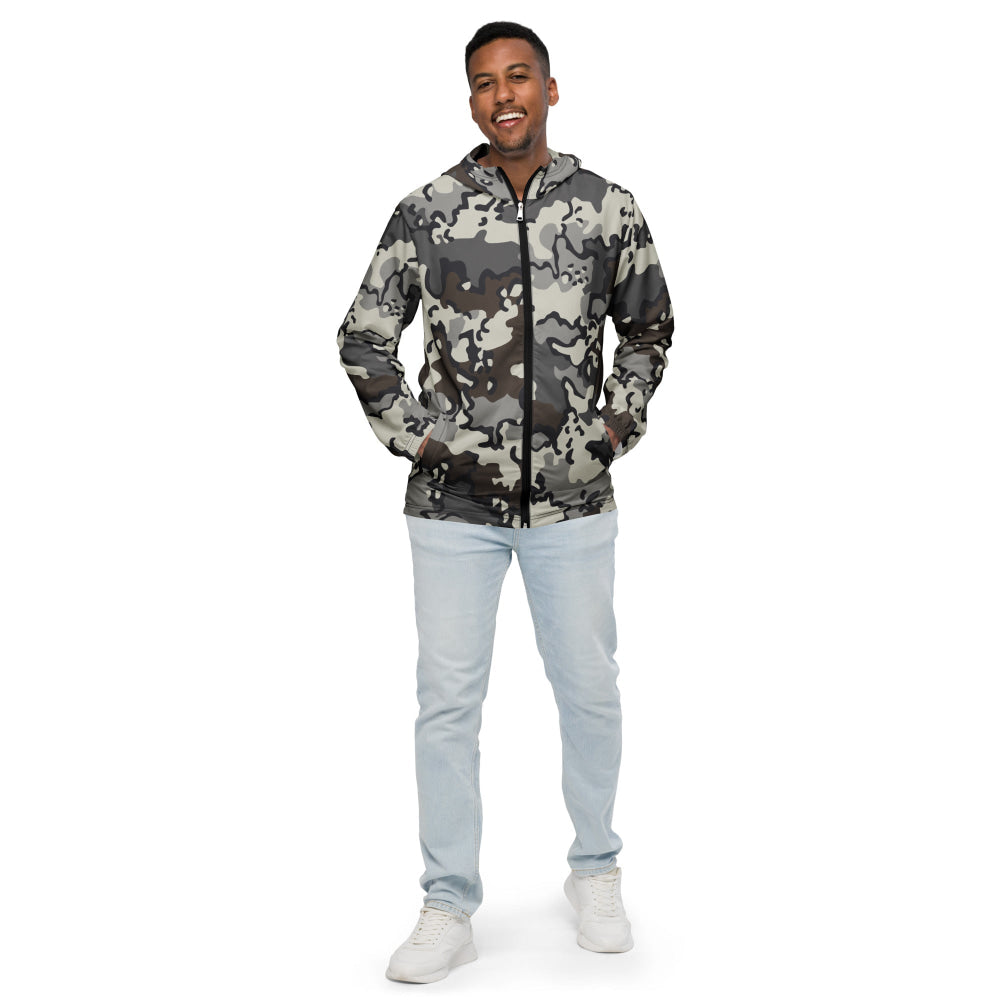 Alaska Chocolate Chip Tundra CAMO Men’s windbreaker - Mens Windbreaker