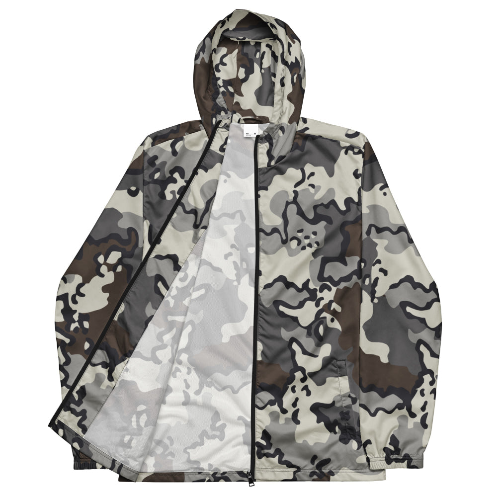 Alaska Chocolate Chip Tundra CAMO Men’s windbreaker - Mens Windbreaker