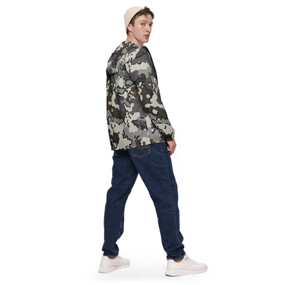 Alaska Chocolate Chip Tundra CAMO Men’s windbreaker - Mens Windbreaker