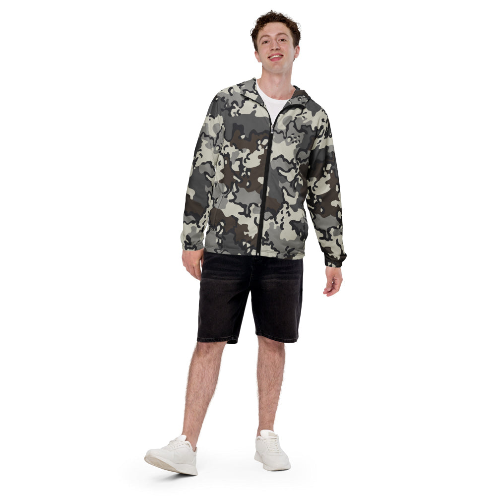 Alaska Chocolate Chip Tundra CAMO Men’s windbreaker - Mens Windbreaker