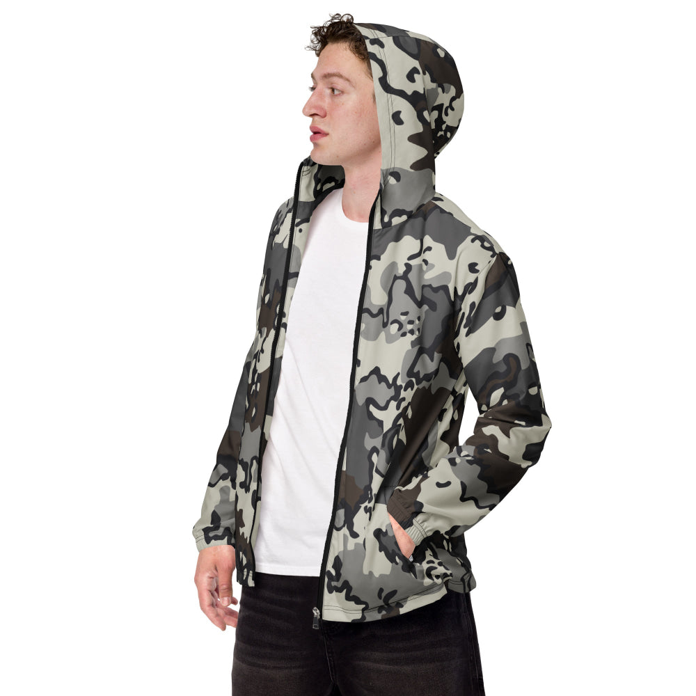 Alaska Chocolate Chip Tundra CAMO Men’s windbreaker - XS - Mens Windbreaker