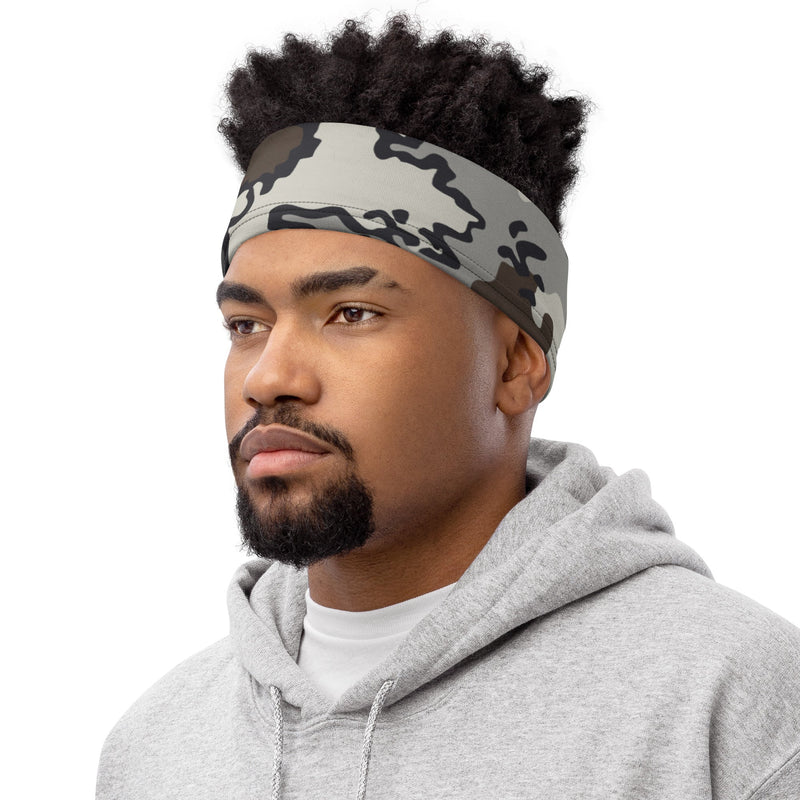 Alaska Chocolate Chip Tundra CAMO Neck Gaiter - Head