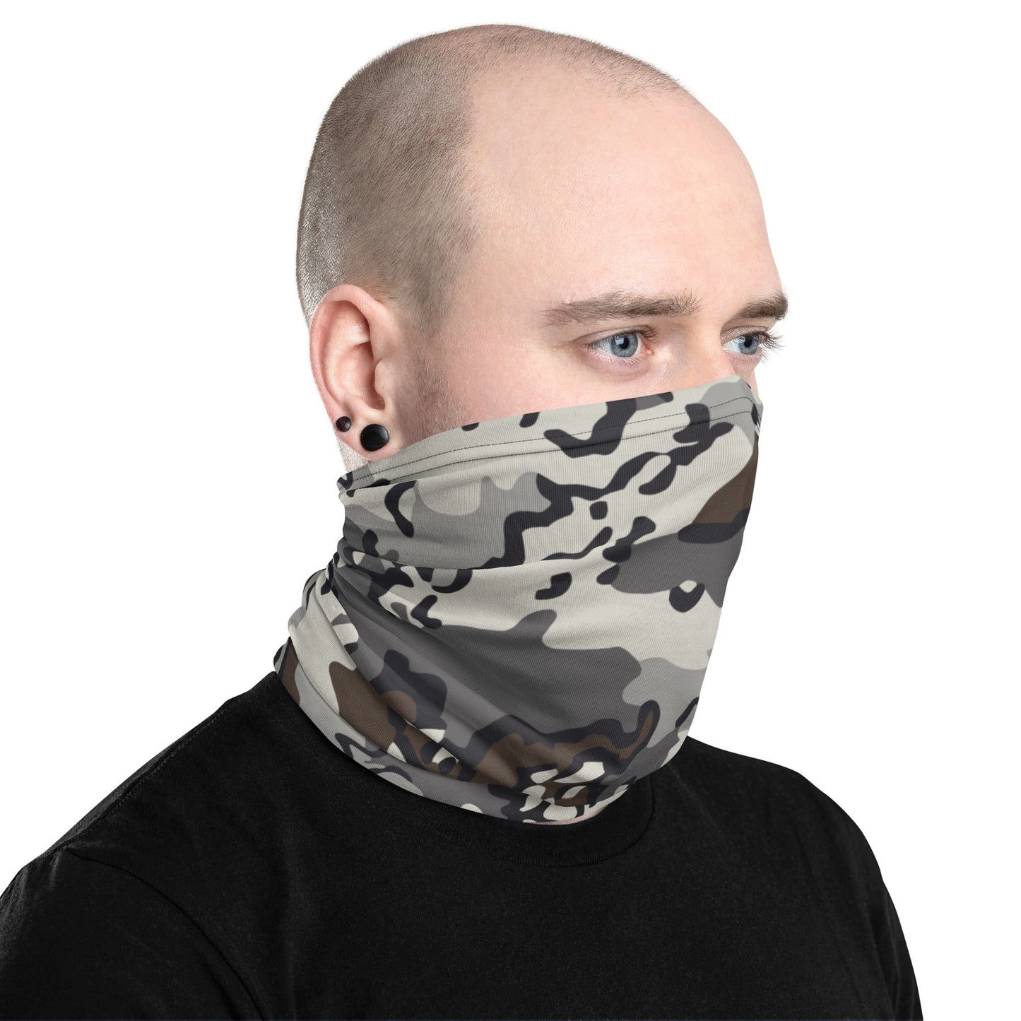 Alaska Chocolate Chip Tundra CAMO Neck Gaiter Gaiters