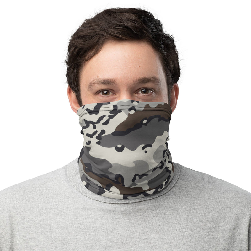Alaska Chocolate Chip Tundra CAMO Neck Gaiter - Head