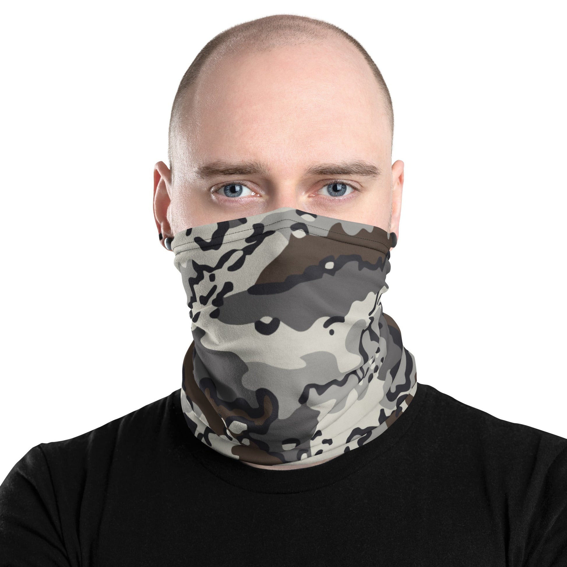 Alaska Chocolate Chip Tundra CAMO Neck Gaiter Gaiters