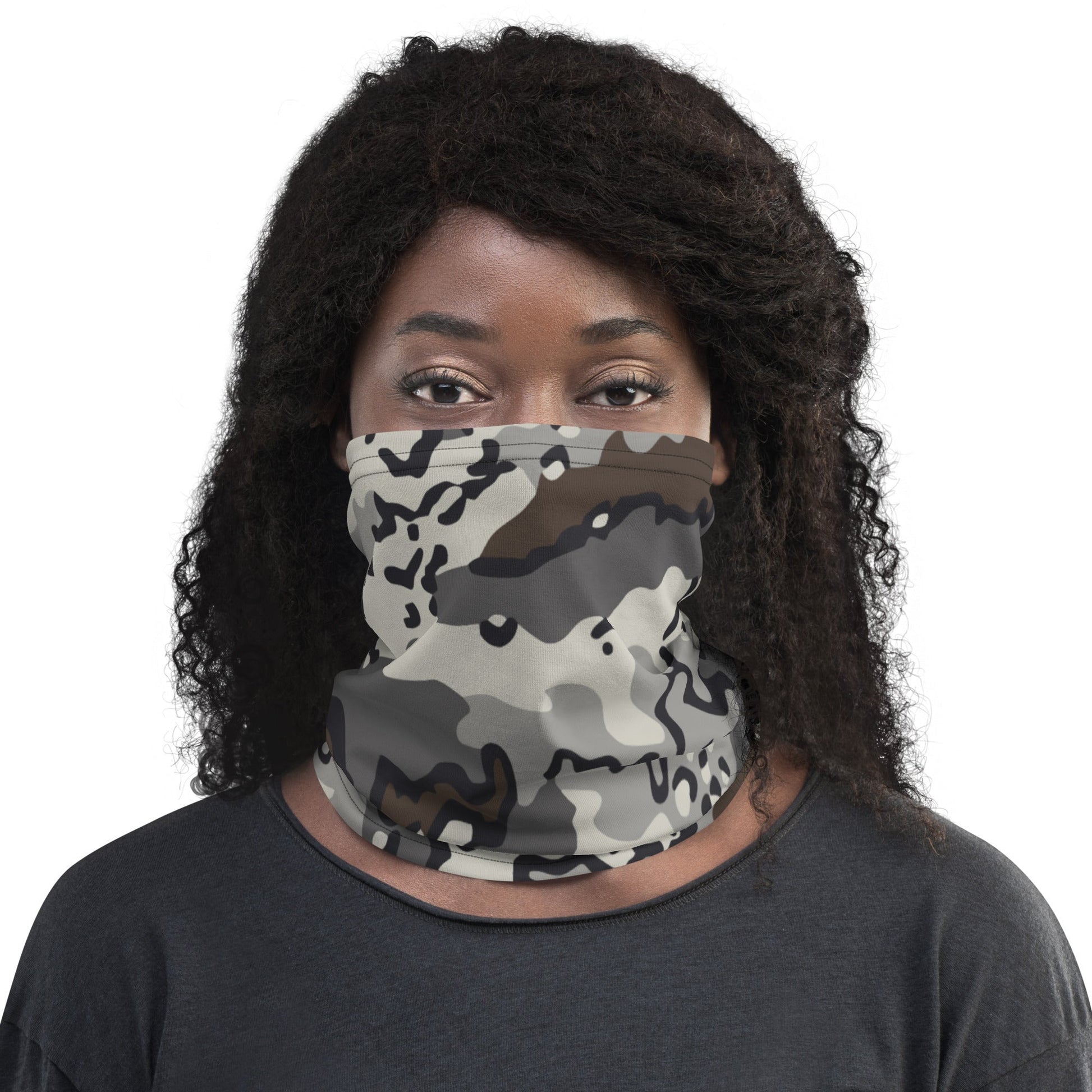 Alaska Chocolate Chip Tundra CAMO Neck Gaiter Gaiters