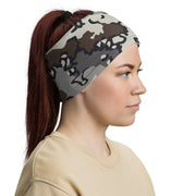 Alaska Chocolate Chip Tundra CAMO Neck Gaiter - Head