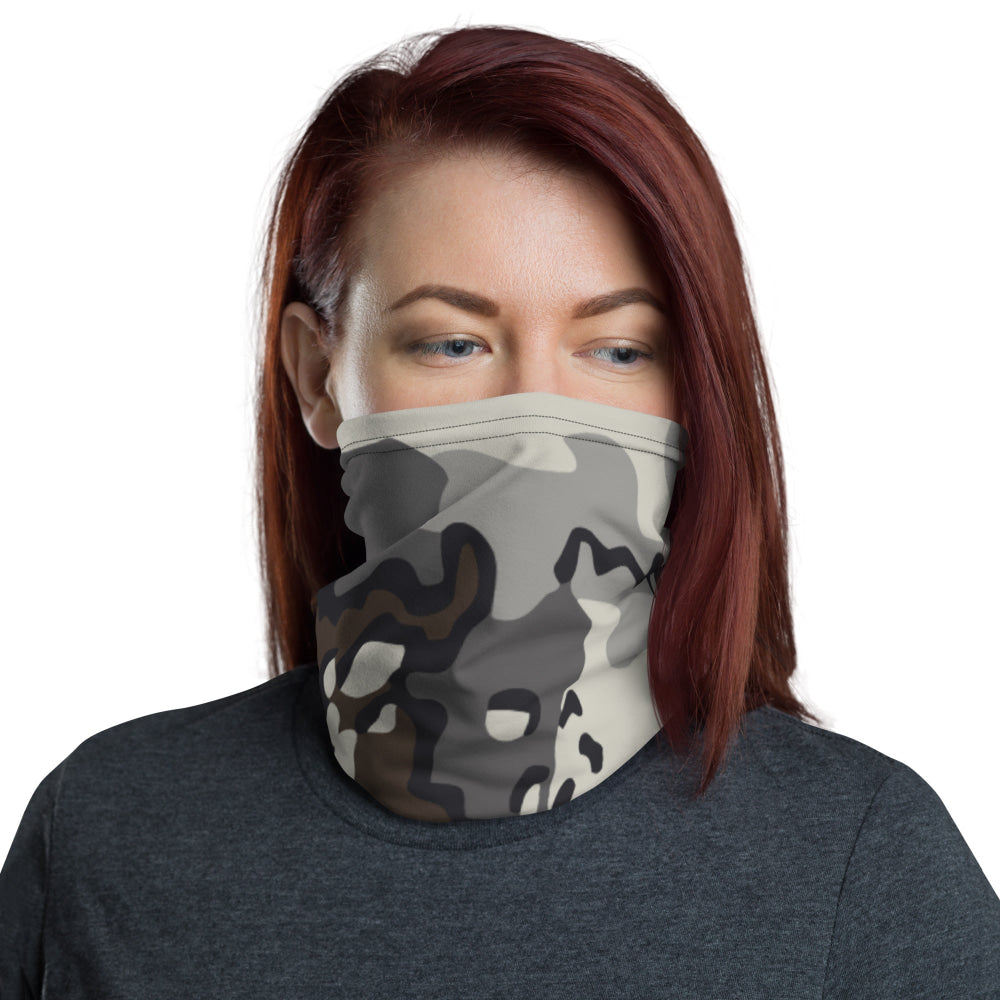 Alaska Chocolate Chip Tundra CAMO Neck Gaiter