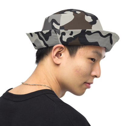 Alaska Chocolate Chip Tundra CAMO Reversible bucket hat - Bucket Hat