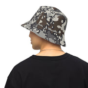 Alaska Chocolate Chip Tundra CAMO Reversible Bucket Hat - S/M - Head