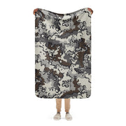 Alaska Chocolate Chip Tundra CAMO Sherpa Blanket - 37″×57″