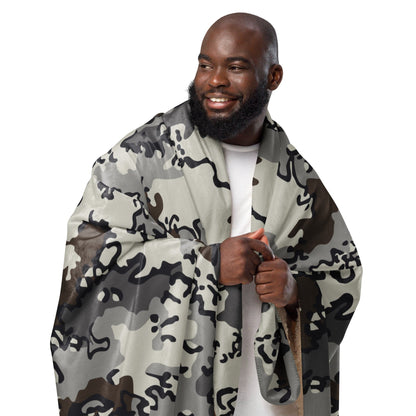 Alaska Chocolate Chip Tundra CAMO Sherpa blanket - Blankets