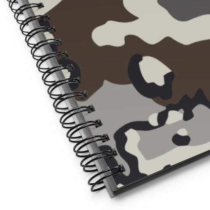 Alaska Chocolate Chip Tundra CAMO Spiral Notebook
