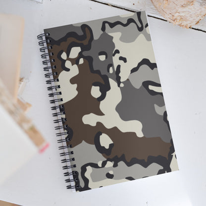 Alaska Chocolate Chip Tundra CAMO Spiral Notebook
