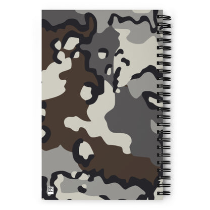 Alaska Chocolate Chip Tundra CAMO Spiral Notebook