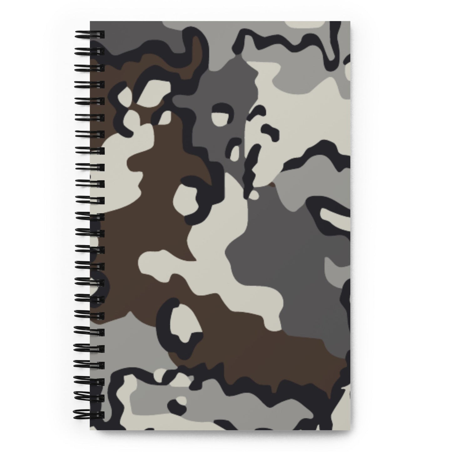Alaska Chocolate Chip Tundra CAMO Spiral Notebook