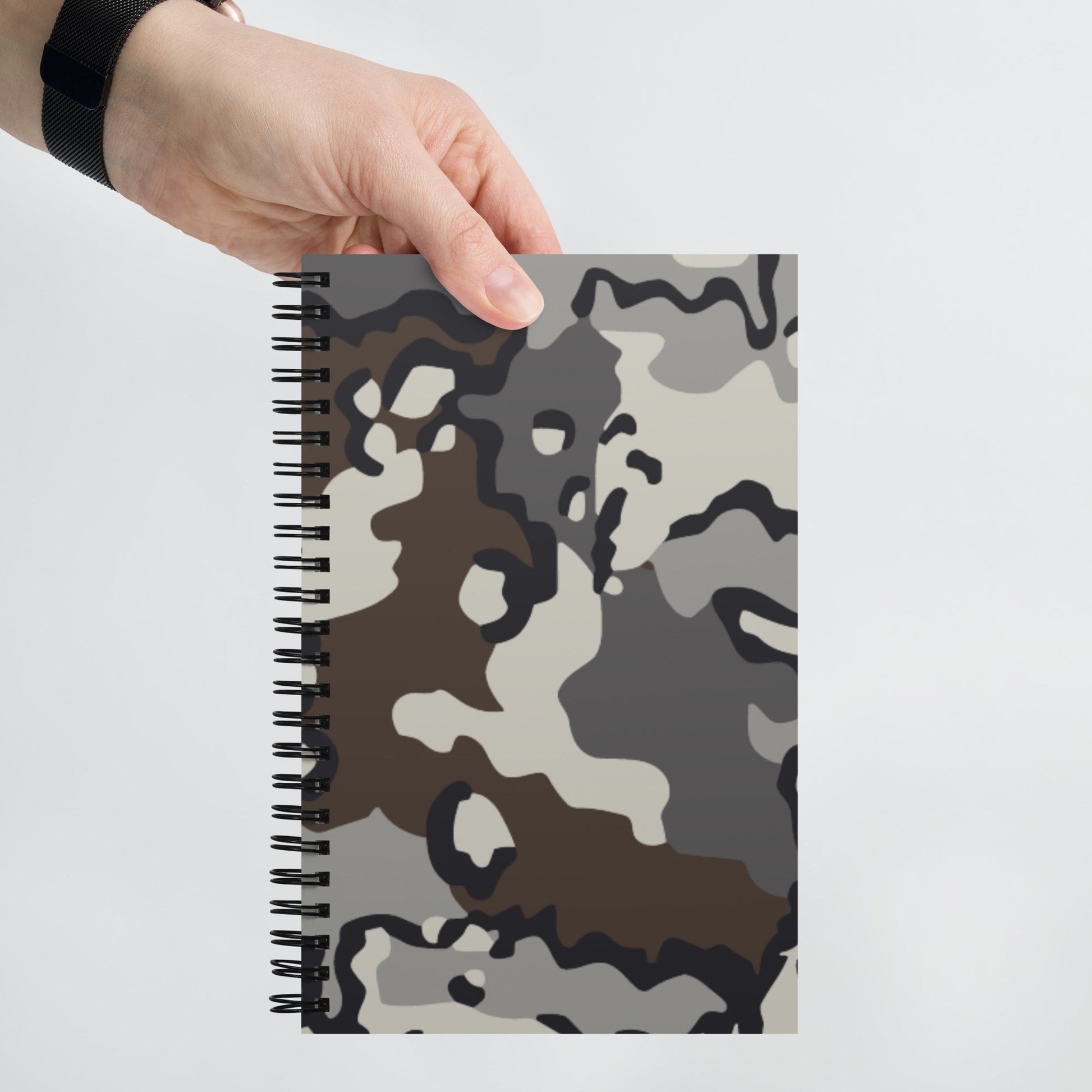Alaska Chocolate Chip Tundra CAMO Spiral notebook - Notebooks