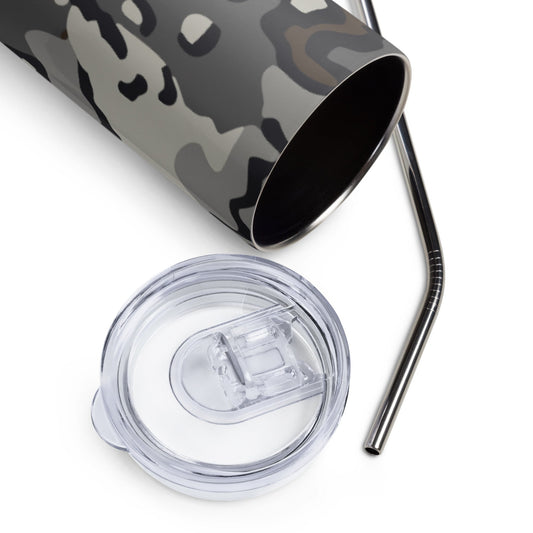 Alaska Chocolate Chip Tundra CAMO Stainless steel tumbler - Steel Tumbler