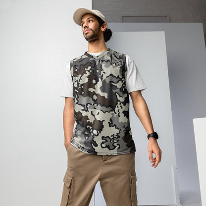 Alaska Chocolate Chip Tundra CAMO unisex basketball jersey - 2XS - Basketball Jerseys