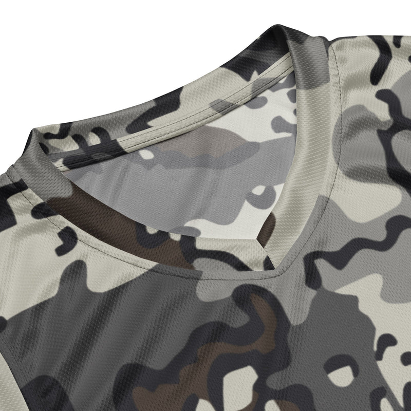Alaska Chocolate Chip Tundra CAMO Unisex Basketball Jersey