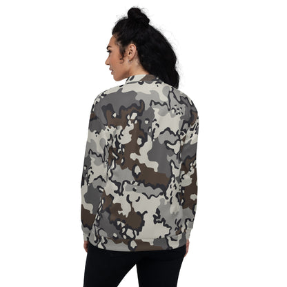 Alaska Chocolate Chip Tundra CAMO Unisex Bomber Jacket - Jackets