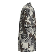 Alaska Chocolate Chip Tundra CAMO Unisex Short-Sleeve Button Shirt - Button-Up