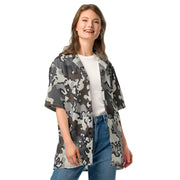 Alaska Chocolate Chip Tundra CAMO Unisex Short-Sleeve Button Shirt - Button-Up