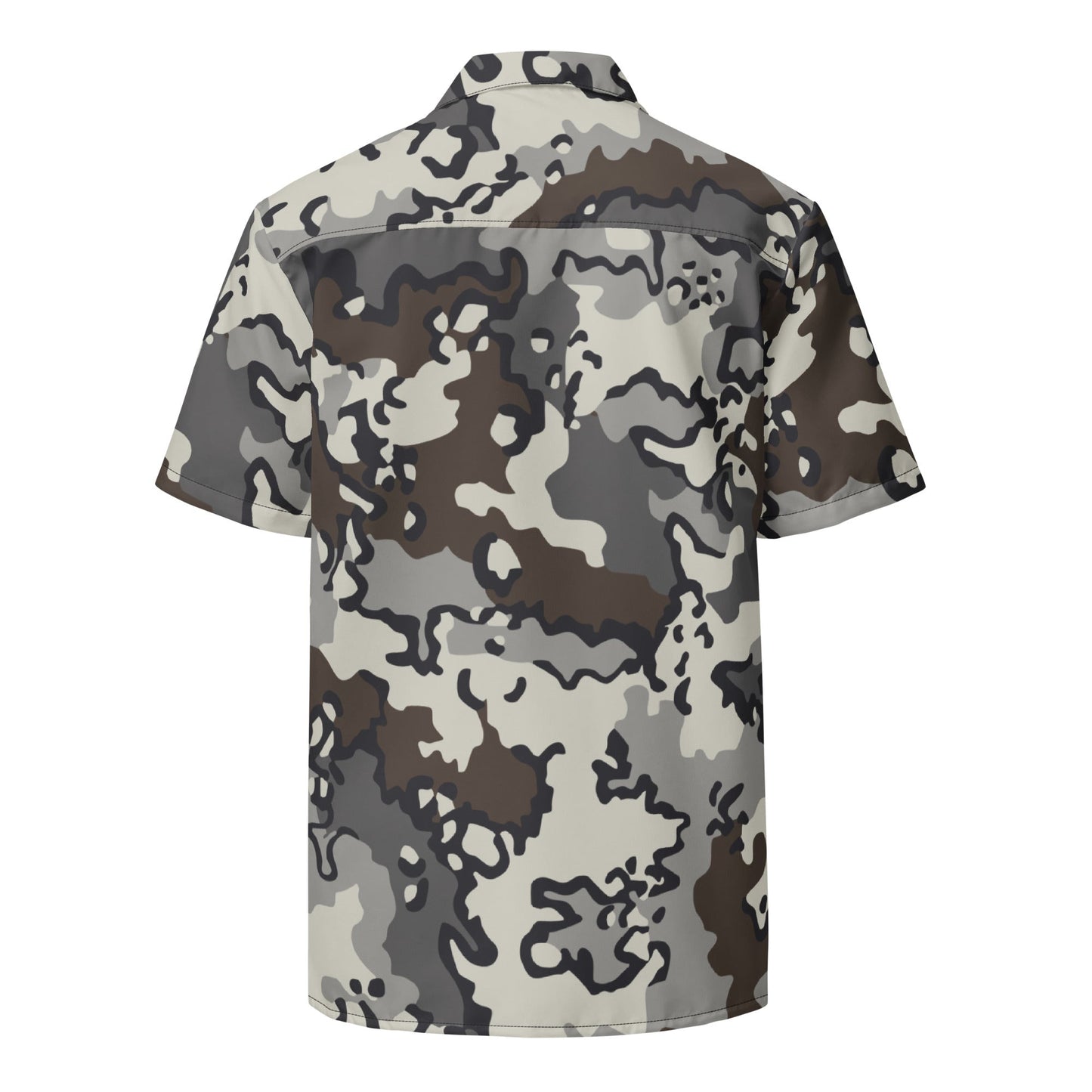 Alaska Chocolate Chip Tundra CAMO Unisex button shirt - Button Shirts