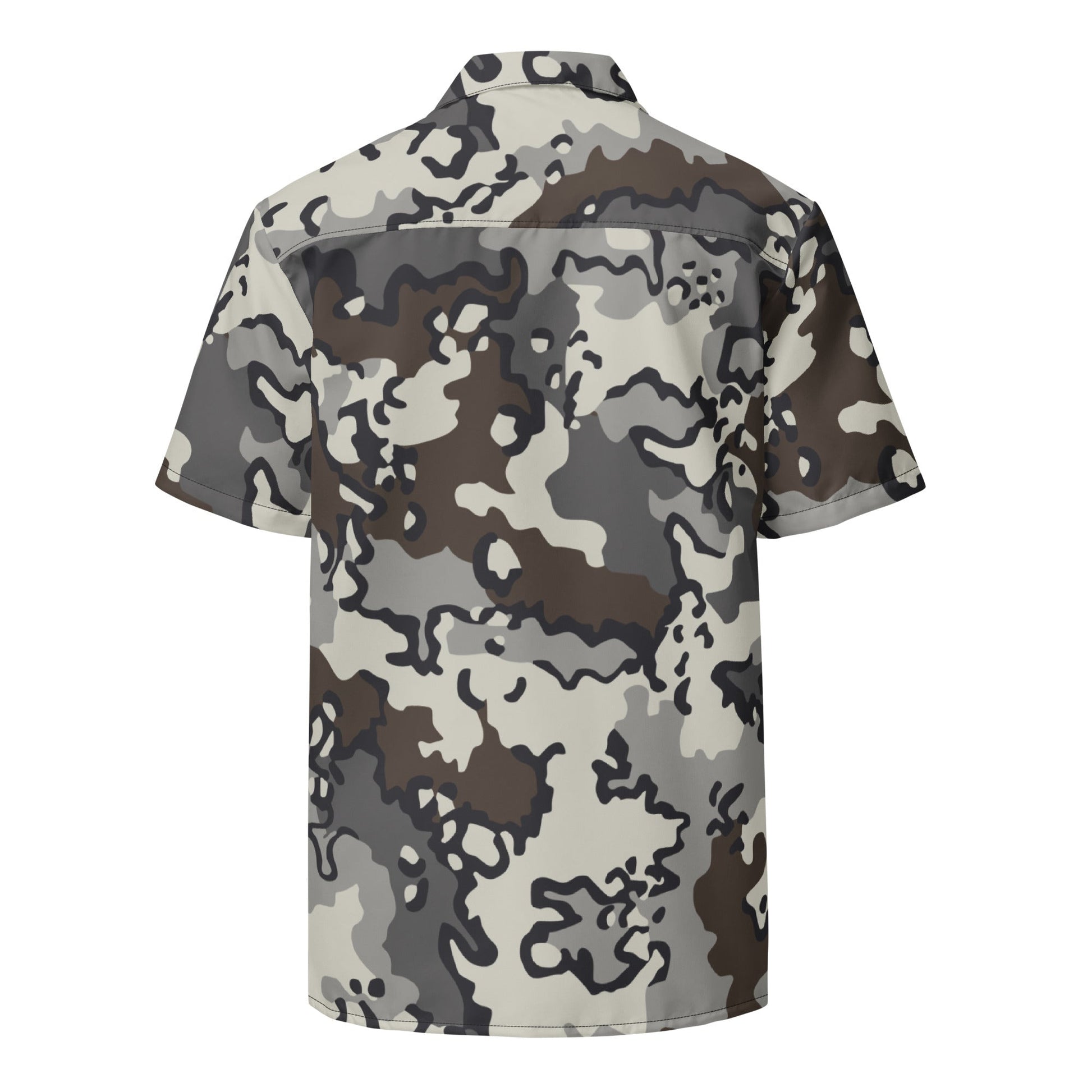 Alaska Chocolate Chip Tundra CAMO Unisex button shirt - Button Shirts
