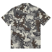 Alaska Chocolate Chip Tundra CAMO Unisex Short-Sleeve Button Shirt - 2XS - Button-Up